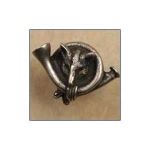  Fox In Horn (Anne at Home 596 Cabinet Knob 1.25 x 1 x 1 