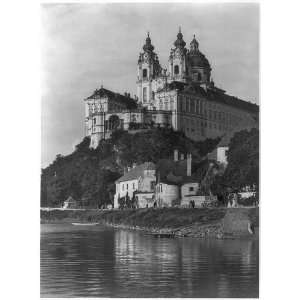  Melk Abbey,Danube River,Helga Glassner,Austria,c1942