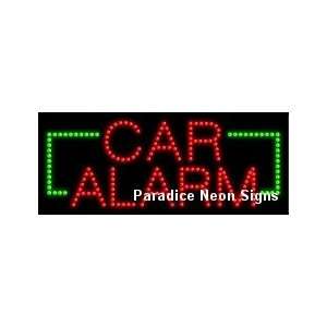 Car Alarm LED Sign 11 x 27 
