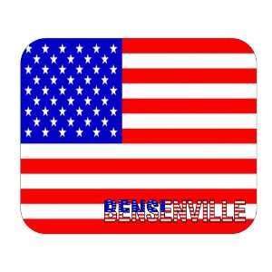  US Flag   Bensenville, Illinois (IL) Mouse Pad 