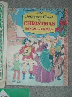 Lot of 5 Vintage 1930s 1950s Christmas Carol Song Books  