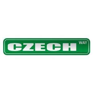   CZECH WAY  STREET SIGN COUNTRY CZECH REPUBLIC