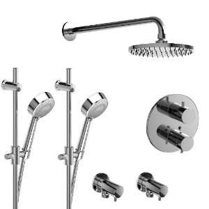 Riobel 1/2 Thermostatic/Pressure Balance System with 2 Hand Shower 