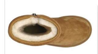 Ugg Australia Womens Roslynn Suede Boots 1889 Chesnut Size 8 EU 39 NIB 