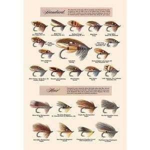  Vintage Art Fly Fishing Lures Standard and Hair   02315 5 