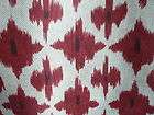 Red Ikat Fabric Ethnic Upholstery decorator 54