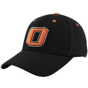   World Oklahoma State Cowboys Black Basic Logo 1 Fit Hat Sports