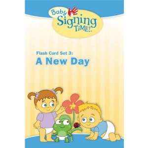    Baby Signing Time Flash Card Set 3 A New Day Toys & Games