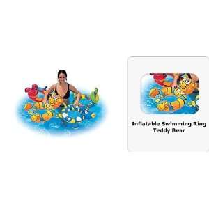  Splash & Play Inflatable Bear Swim Ring Pool Float Toys & Games