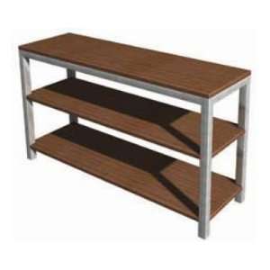  Addison 47.75 Console Table with 2 Shelves Addison 