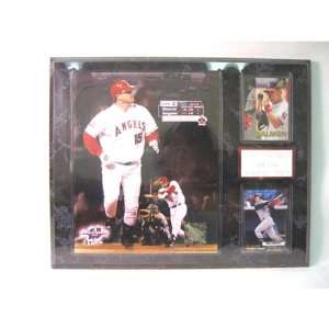  MLB Angels Tim Salmon 2 Card Plaque