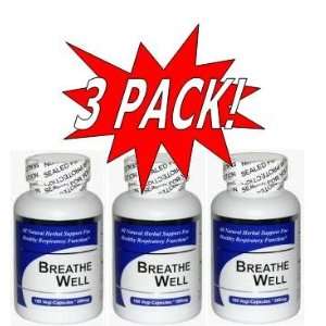 Breathe Well (100 Capsules)   Concentrated Herbal Blend   Dietary 
