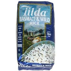 Tilda Rice, Pure Basmati rice, 16 Ounce Bags  Grocery 