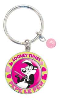 Pepe Le Pew Locket Keychain Key Chain Looney Tunes New  