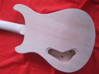 PRS style PROJECT Unfinished electric guitar body & neck for DIYer 