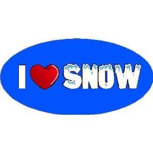  I Heart Snow  Snowboarding/Skiing sticker decal 
