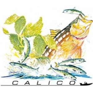 SHIRT   LIFE   FISHING   Calico Bass Fish   SM XL  