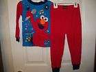 Girls Sesame Street Elmo 2 Pair Holiday Pajama 4 Pc Set NWT 4T 32 