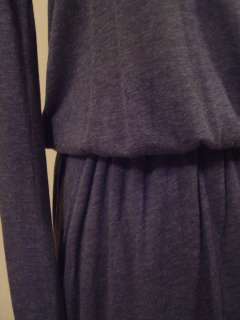 ALC Dark Gray Scoop Neck Twisty Dress Sz M NWT $366  