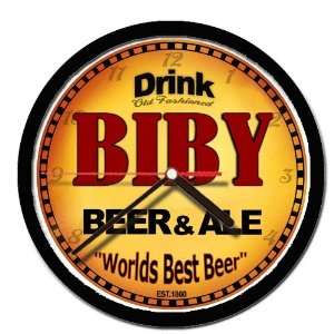  BIBY beer and ale cerveza wall clock 