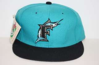 Florida Marlins Throwbacks Fitted Cap size 7 or more  