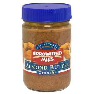 Arrowhead Mills Crunchy Almond Butter, 12 Ounce Unit  