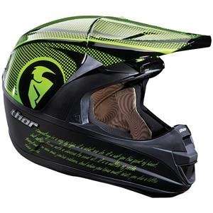  Thor Motocross Force Champion Helmet   X Large/Green/Black 