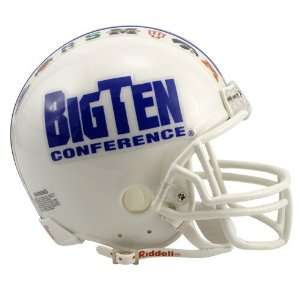  Riddell Big Ten Conference White Mini Helmet Sports 