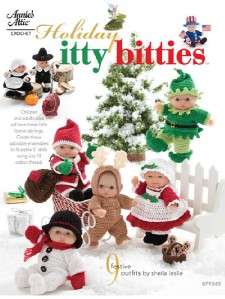 ITTY BITTY Baby HOLIDAY 5Doll CLOTHES Crochet Pattern  
