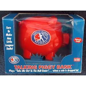  Little League Baseball Talking Piggy Bank Toys & Games