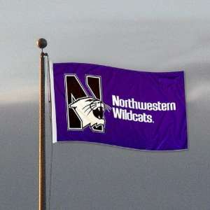  Northwestern Wildcats Double Sided 3x5 Flag Sports 