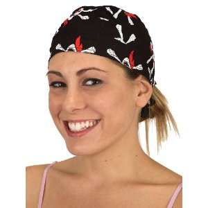  Skull with Eye Patch Bandana Headwrap Toys & Games