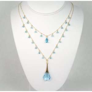  Ladies 14kt gold filled cornelia drop necklace Jewelry