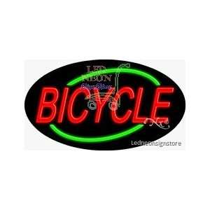  Bicycle Neon Sign 17 inch tall x 30 inch wide x 3.50 inch 