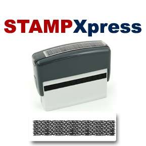 IDENTITY THEFT SECURE STAMP Black Self Ink Rubber Stamp  