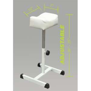 NeW WHITE Leg Rest Tattoo Height Adjustable Pedicure Portable Mobile 