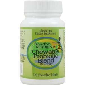 BioActive Nutrients Chewable Probiotic Blend (Strawberry) 120 Chewable 