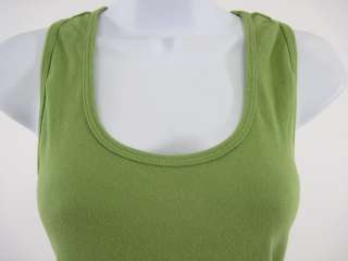 REBECCA BEESON Lime Green Sleeveless Tank Top Shirt 3  
