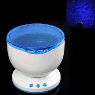 Hot Ocean Daren Waves Night Light Projector Speaker Lamp Romantic Gift 