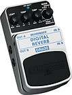 New Behringer DIGITAL REVERB DR600 Digital Stereo Reverb Effects Pedal
