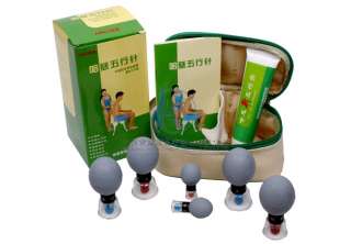 HACI Classic 8 Cupping Cup Set Magnetic Acupressure Suction Chinese 