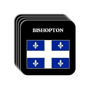 Quebec   BISHOPTON Set of 4 Mini Mousepad Coasters 