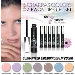  LIP INK® Chakras Colors 7 Pack Gift Set NEW Beauty