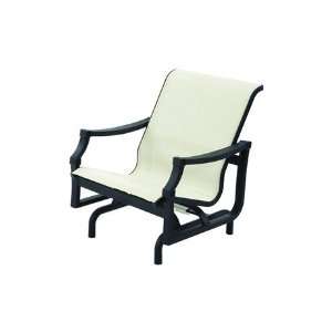 Suncoast Devereaux Sling Cast Aluminum Arm Rocker Patio Lounge Chair 