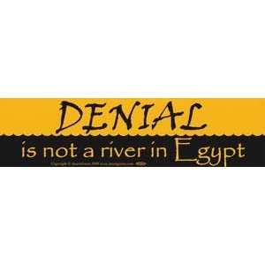  Denial Is Not A River In Egypt Bumber Sticker Everything 