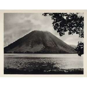  1930 Lake Mountain Mount Haruna Volcano Japan Landscape 