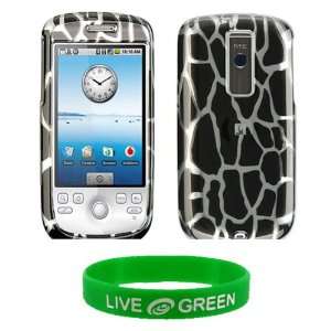 Black Giraffe Design Snap On Hard Case for HTC myTouch 3G Magic Phone 