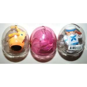   with Plastic Egg Banks, Pink Fish, Yellow Snail and Soldier (1 Set