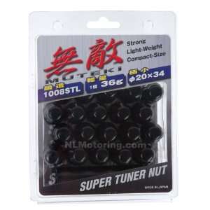   Closed Ended Lightweight Lug Nuts in Black   12x1.50mm Automotive