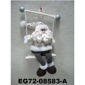  Christmas Hanging Santa On Swing 15X7
